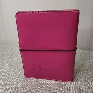 Planner Perfect Hot Pink Leather Traveler’s Notebook TN